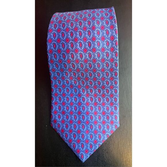 Hermes printed silk tie - Picture 1 of 13